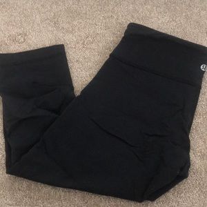 Lululemon Wunder Under Crop Black Size 8